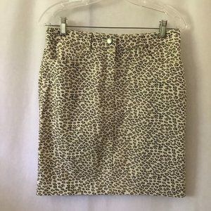 Il Gilet Cheetah/Animal Print Skirt